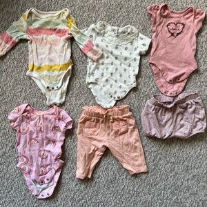 Lot of baby girl clothes includes nicole Miller & more sz 3 months